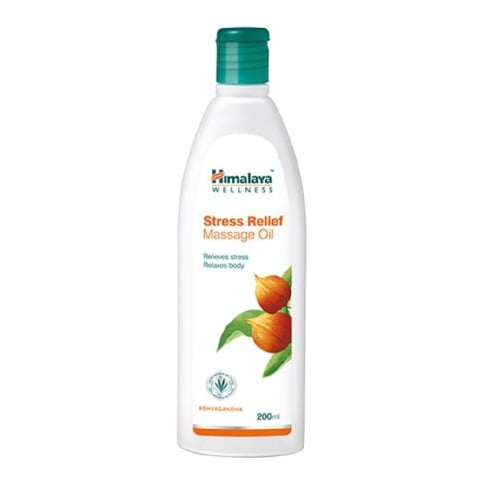Himalaya Stress Relief Massage Oil,  200 ml  for All Skin Types 