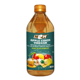 N2H Apple Cider Vinegar, 0.5 L Ginger,Garlic, Lemon & Honey
