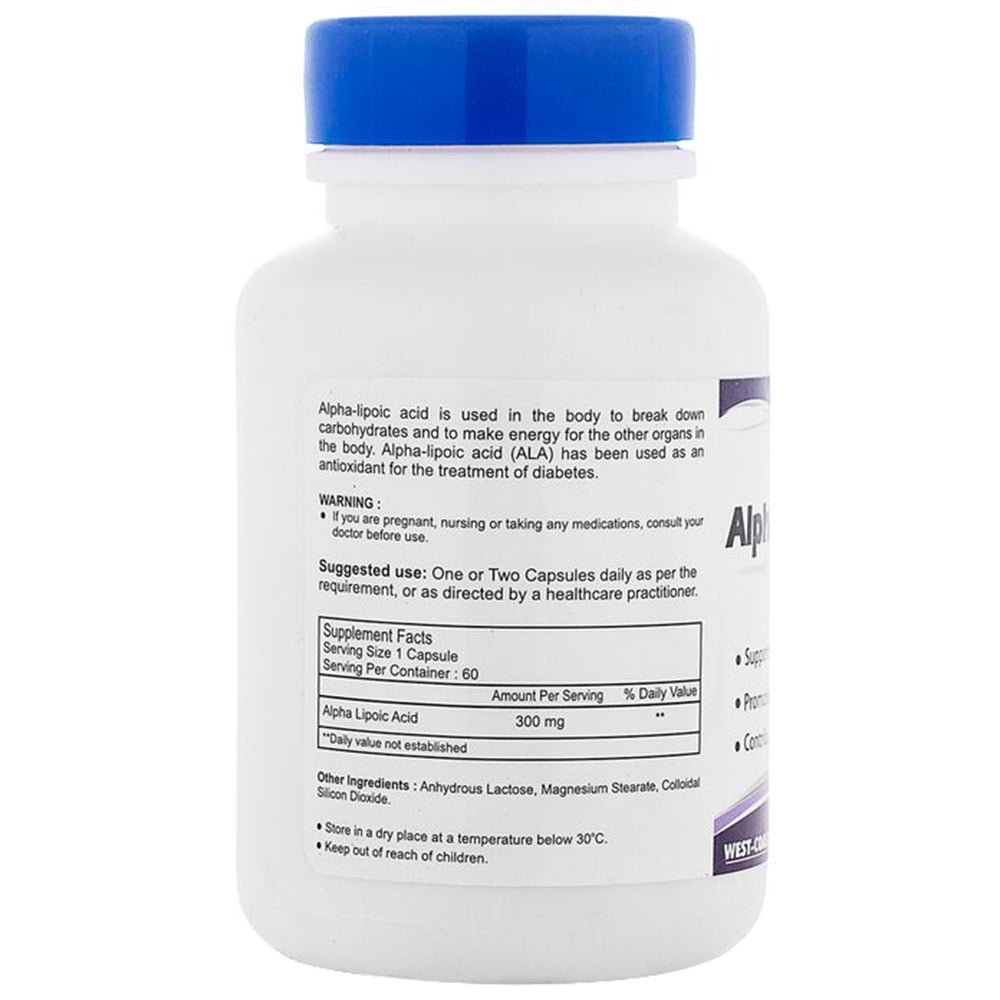 Healthvit Alpha Lipoic Acid (300 mg),  60 capsules 