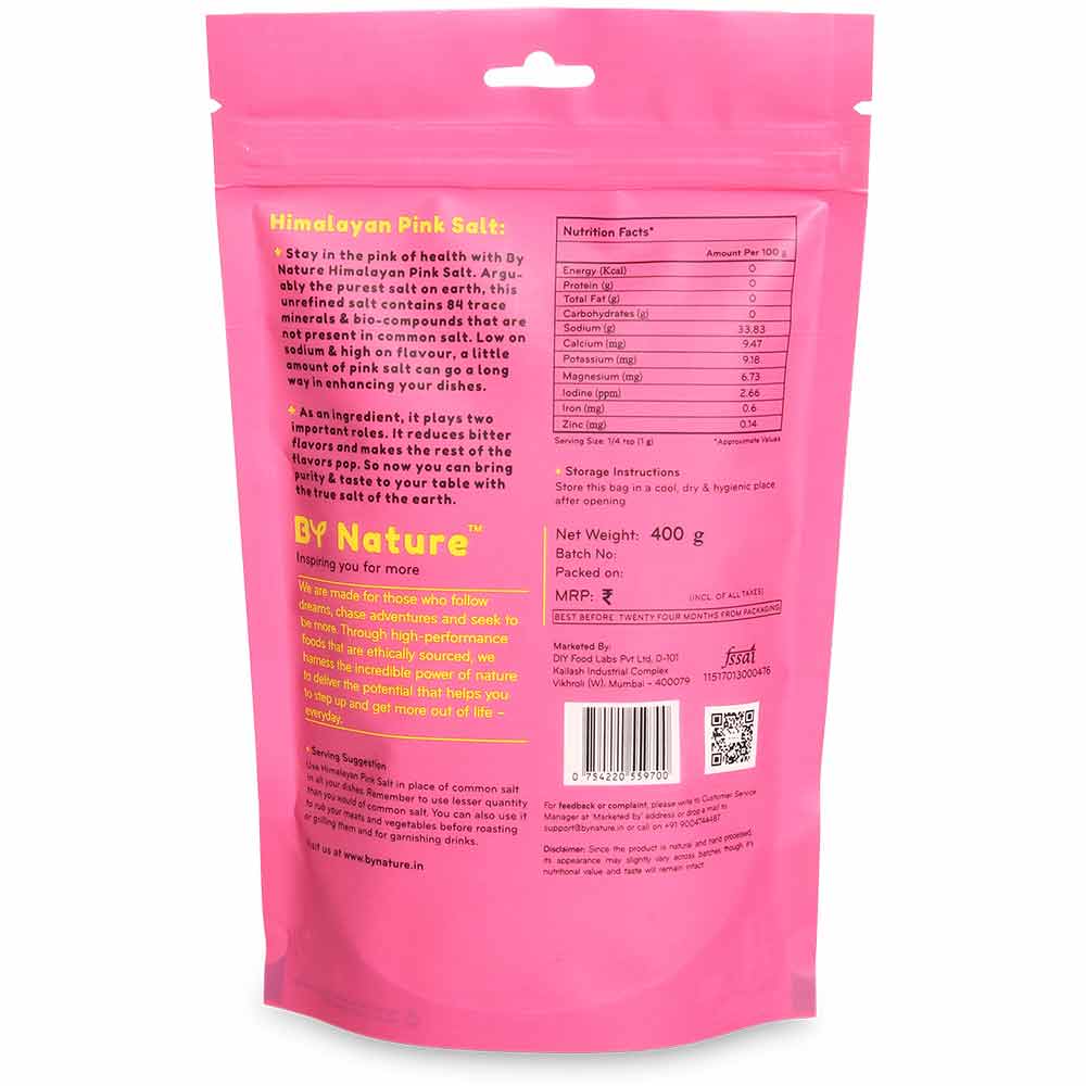 2 - By Nature Himalayan Pink Salt,  400 g 