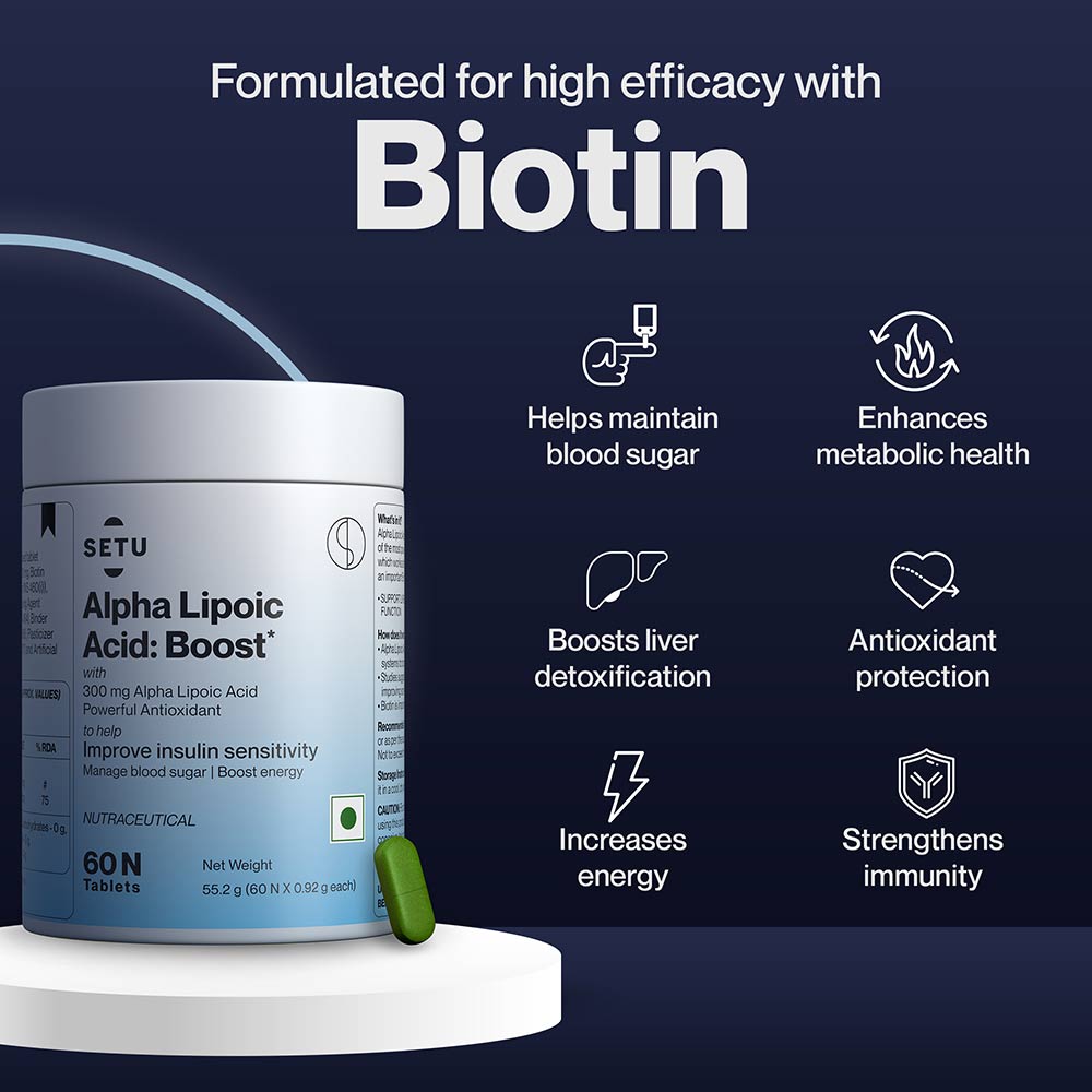6 - Setu Alpha Lipoic Acid (Pack of 2),  60 tablet(s) 