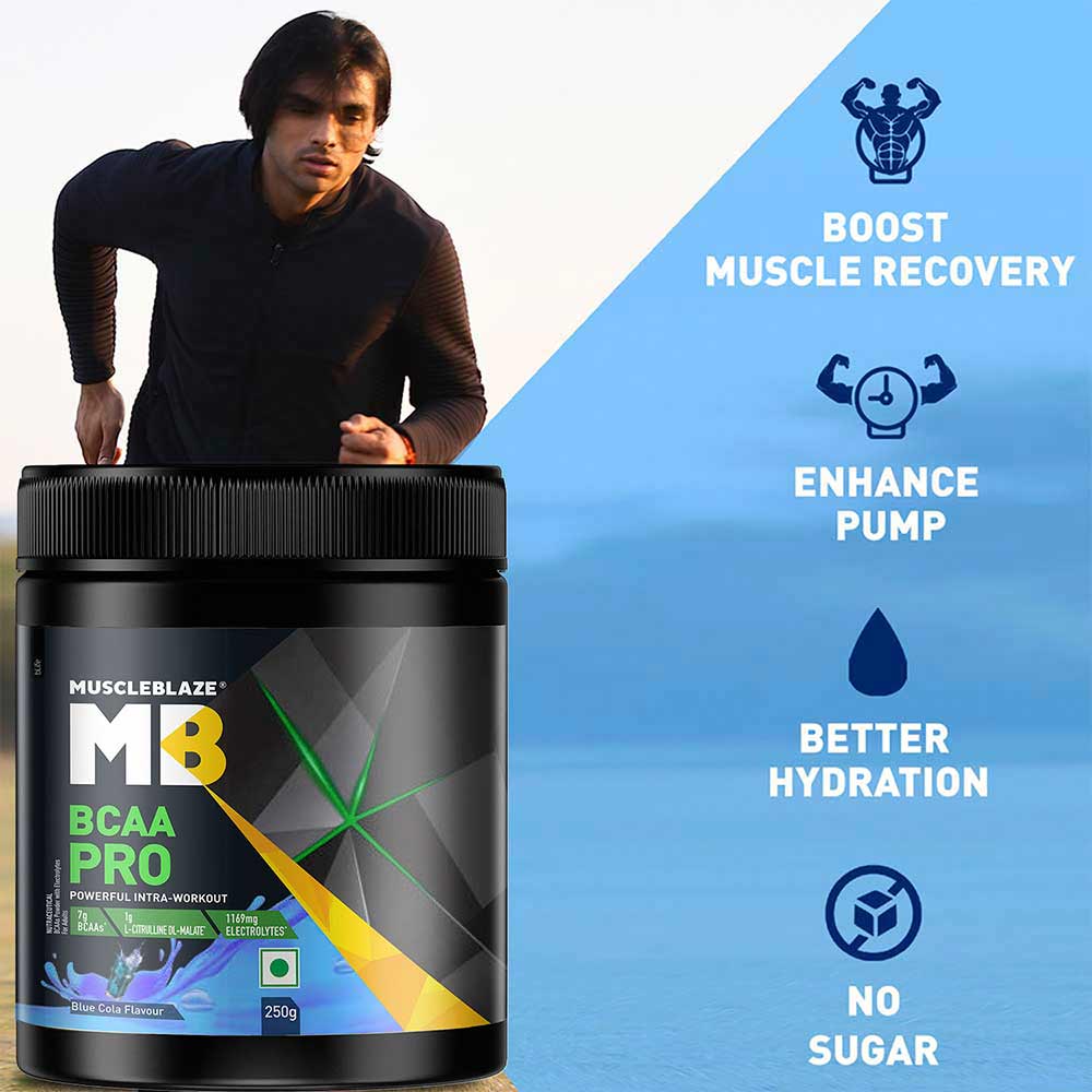 MuscleBlaze BCAA Pro Intra Workout Drink (Watermelon, 0.99 lb)