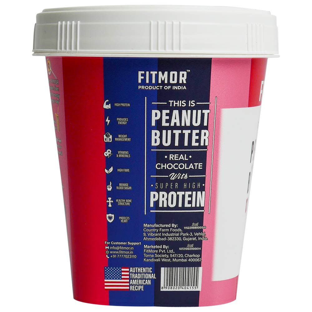 2 - Fitmor Chocolate Peanut Butter,  500 g  Crispy 