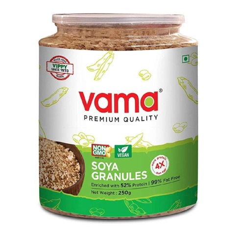 1 - Vama Soya Granules, Enriched with Protein & Fibre 250 g