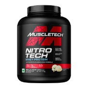 MuscleTech NitroTech Whey Protein- 4 lb Vanilla Cream