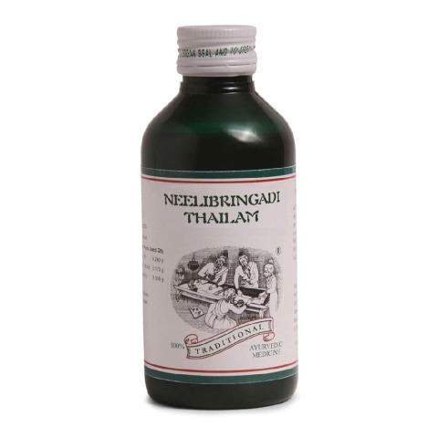 1 - Kairali Neelibringadi Thailam,  200 ml  for Hair Loss & Hair Thinning 