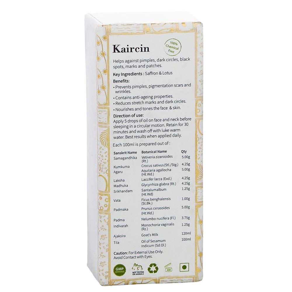 Kaircin Ayurvedic Facial Oil with Saffron at Best Price in India