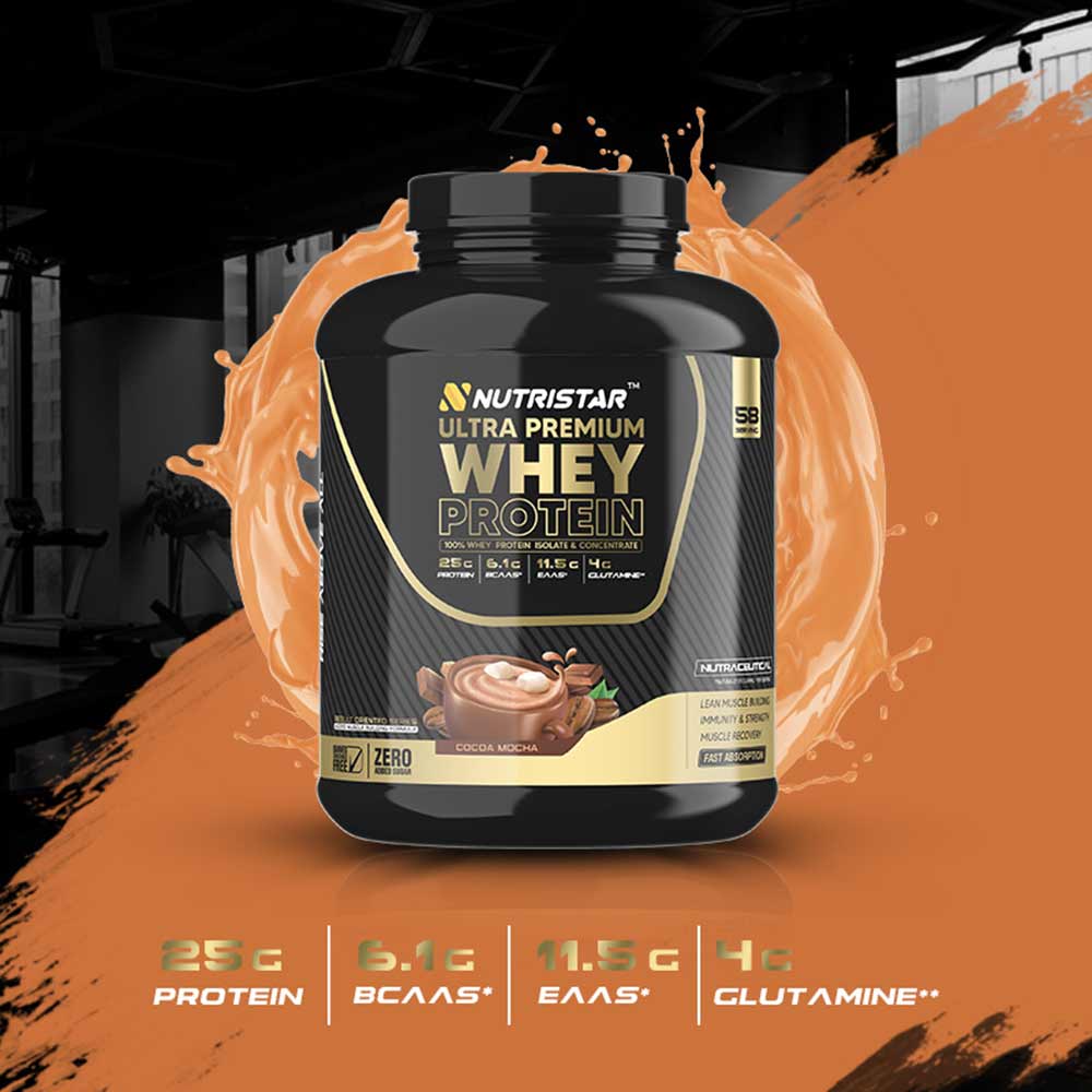 2 - Nutristar Ultra Premium Whey Protein,  4 lb  Cocoa Mocha 