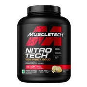 MuscleTech Nitrotech 100% Whey Gold- 4 lb French Vanilla Cream