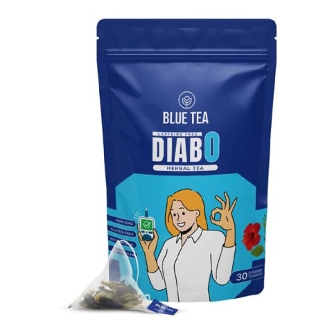 1 - Blue Tea Diabo Herbal Tea,  Unflavoured  30 Tea Bag(s) 
