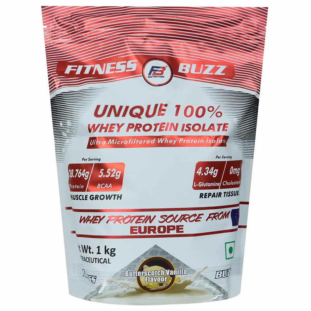 1 - FB Nutrition Unique 100% Whey Protein,  2.2 lb  Butterscotch Vanilla 
