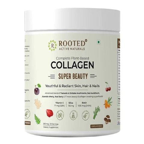 Rooted Active Naturals Collagen,  250 g  Unflavoured 