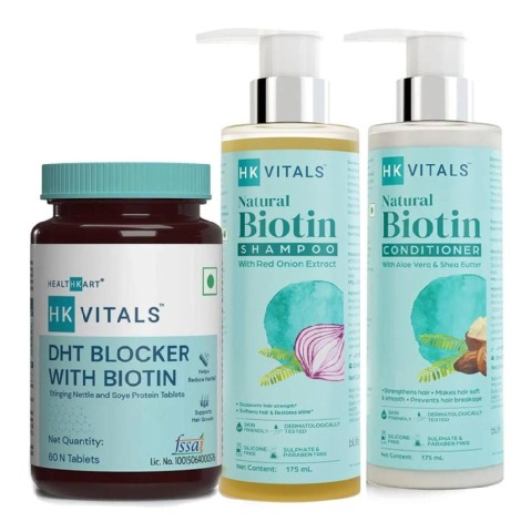 HealthKart HK Vitals DHT Blocker & Biotin Conditioner & Shampoo Combo