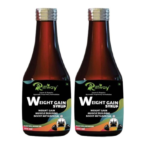 1 - Riffway Weight Gain Syrup,  200 ml  Unflavoured (Pack of 2) 