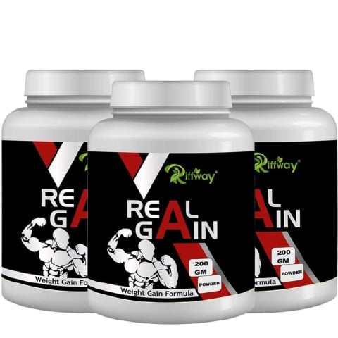 1 - Riffway Real Gain,  0.44 lb  Unflavoured (Pack of 3) 