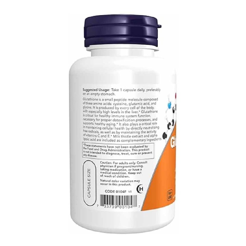 now glutathione vegetarian capsules 500mg 60 ct Glutathione (500mg) at Best Price in India