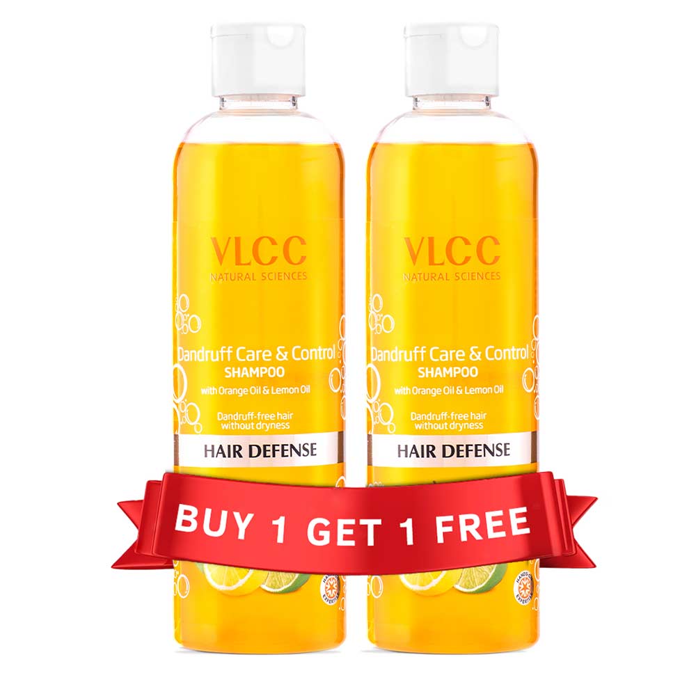 VLCC Dandruff Care & Control Shampoo Buy 1 Get 1,  350 ml  Hair Defense 