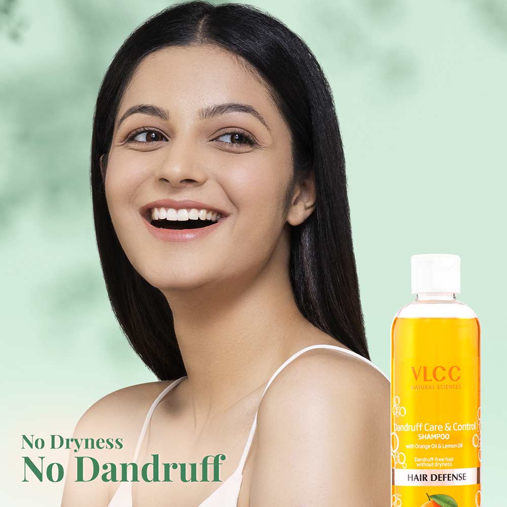 2 - VLCC Dandruff Care & Control Shampoo Buy 1 Get 1,  350 ml  Hair Defense 