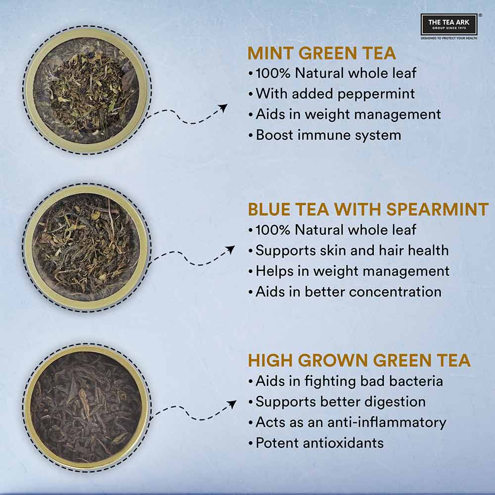 4 - The Tea Ark Founder's Choice Green Tea Gift Set,  165 g  Assorted 