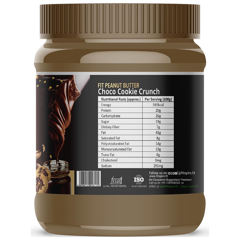 4 - Fitspire Peanut Butter,  0.340 kg  Choco Cookie Crunch 