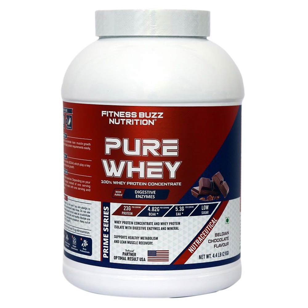 1 - FB Nutrition Prime Series Pure Whey Protein Concentrate,  4.4 lb  Belgian Chocolate 