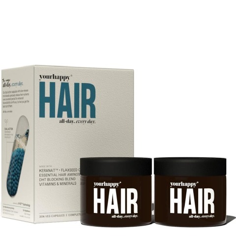 1 - YourHappyLife Hair, 60 veggie capsule(s) Unflavoured