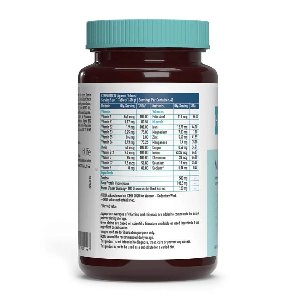 HealthKart HK Vitals Multivitamin with Multimineral 60 tablets - Pack of 2