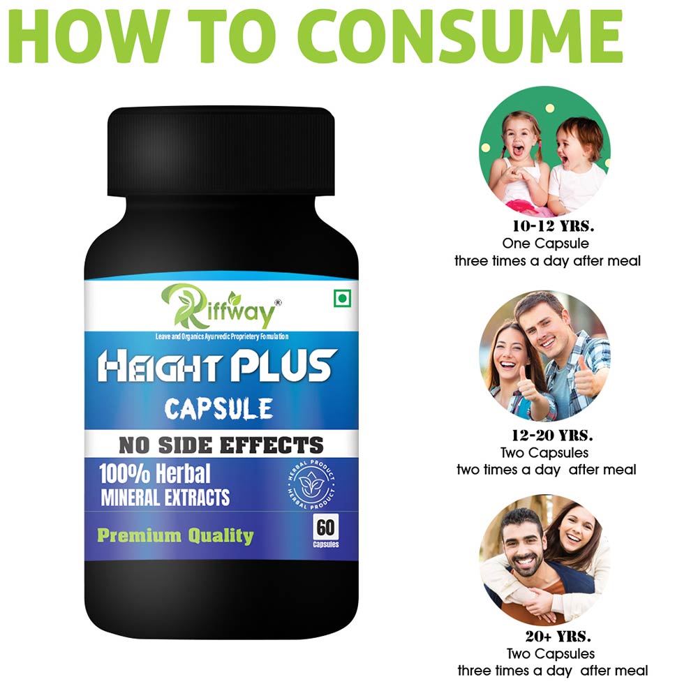 6 - Riffway Height Plus,  60 capsules 