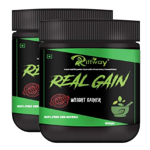 1 - Riffway Real Gain,  0.22 lb  Unflavoured (Pack of 2) 