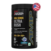 GNC AMP Gold Series Ultra Rush Powder- 0.99 lb Blueberry
