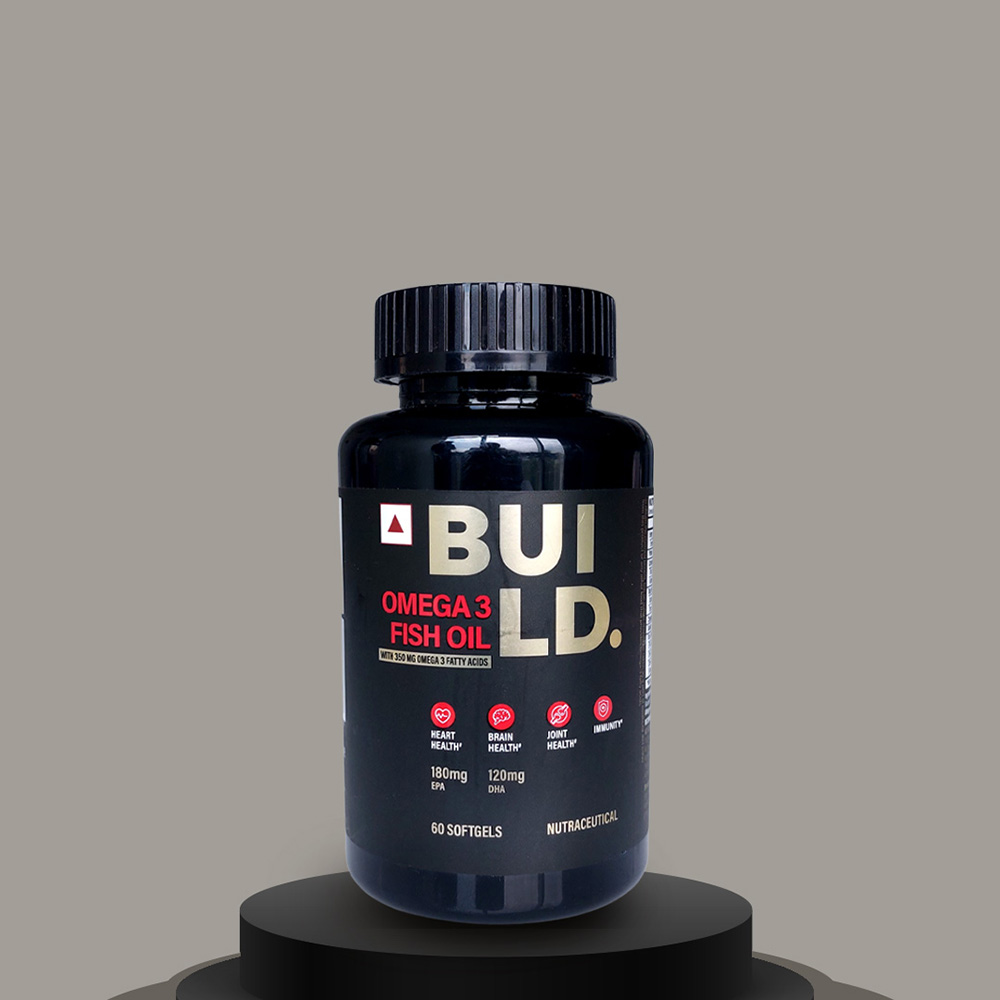 2 - Build Omega 3 Fish Oil,  60 softgels 