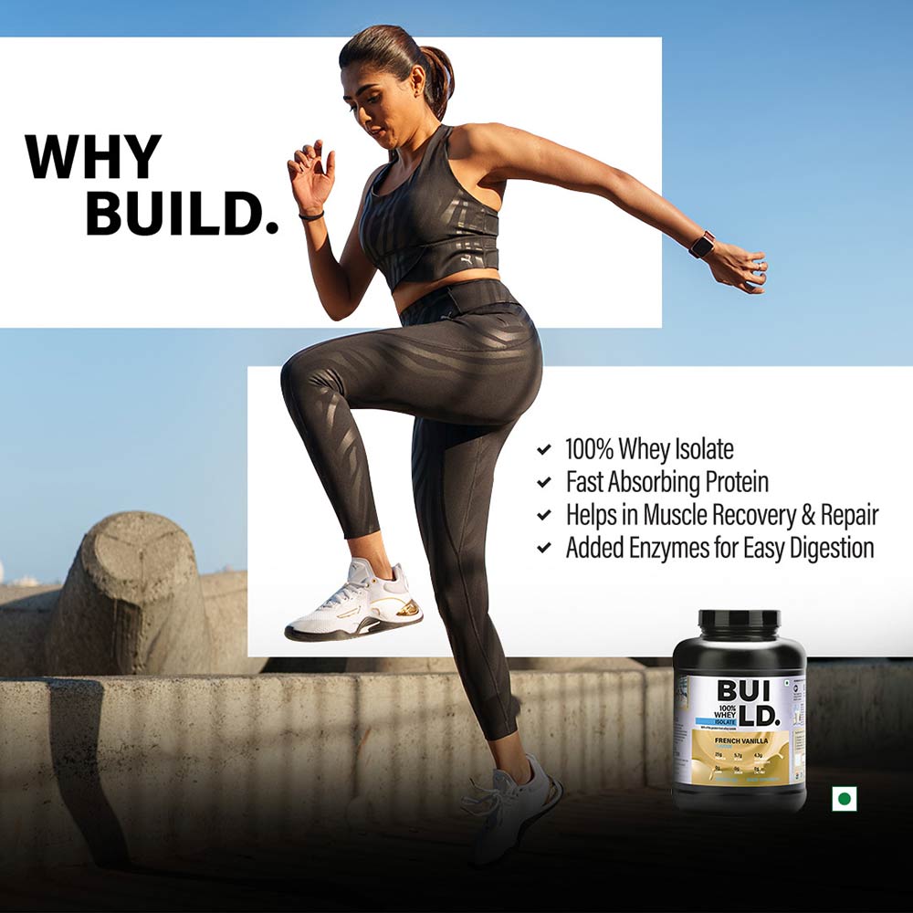 5 - Build 100% Whey Isolate,  4.4 lb  French Vanilla 