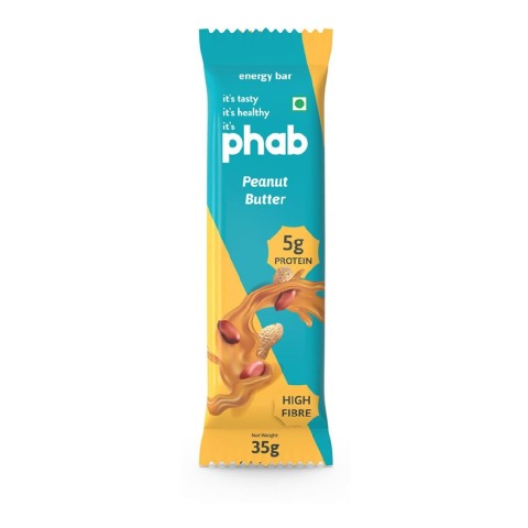 1 - Phab Energy Bar,  6 bar(s)  Peanut Butter 
