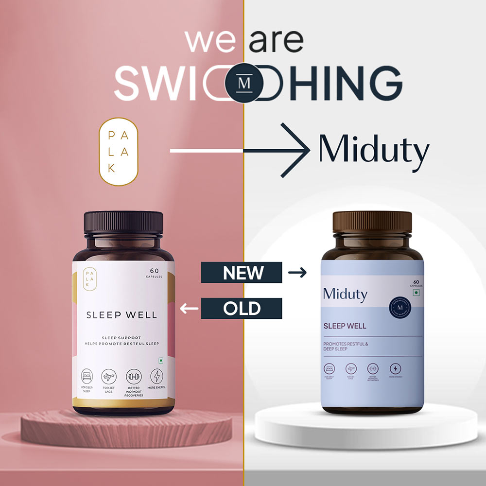 3 - Miduty Sleep Well,  60 capsules 