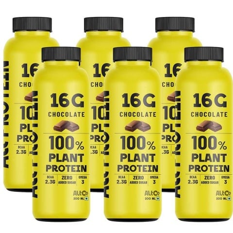 1 - Alt Co 100% Plant Protein Drink,  200 ml  Chocolate (Pack of 6) 