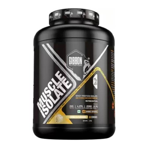 1 - Gibbon Nutrition Muscle Isolate,  4.4 lb  Vanilla Creamy 
