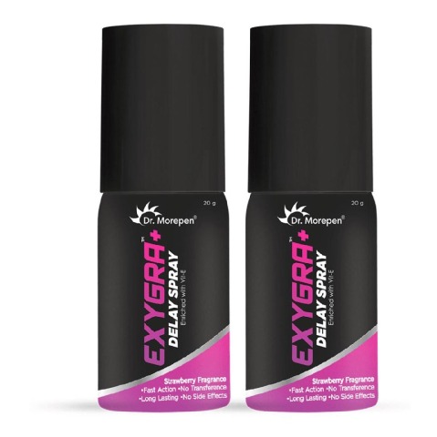 1 - Dr. Morepen Exygra Spray Pack of 2, 20 g