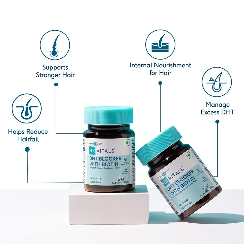 3 - HealthKart HK Vitals DHT Blocker with Biotin OP,  30 tablet(s)  Unflavoured 