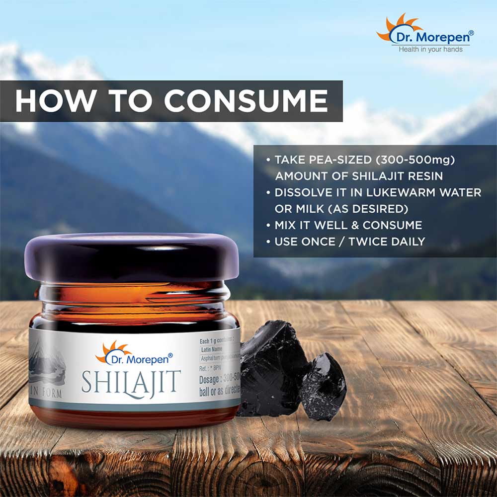5 - Dr. Morepen Shilajit Resin (Pack of 2),  15 g 