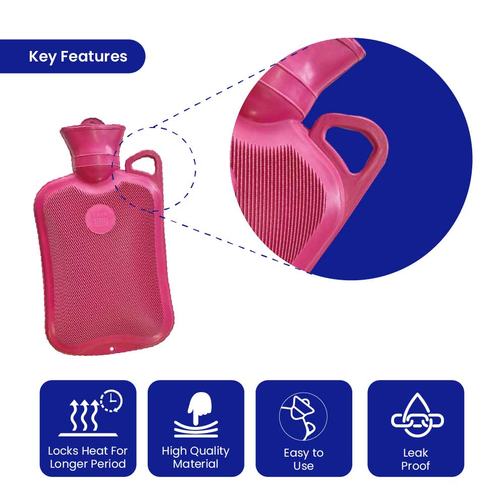 4 - Tata 1mg Hot Water Bag Small Pink,  1 Piece(s)/Pack 