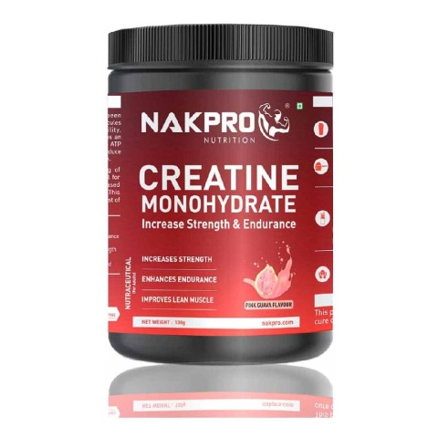 1 - Nakpro Creatine Monohydrate,  Pink Guava (Jar)  0.22 lb 