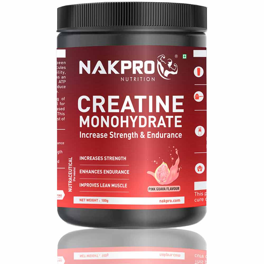 1 - Nakpro Creatine Monohydrate,  Pink Guava (Jar)  0.22 lb 