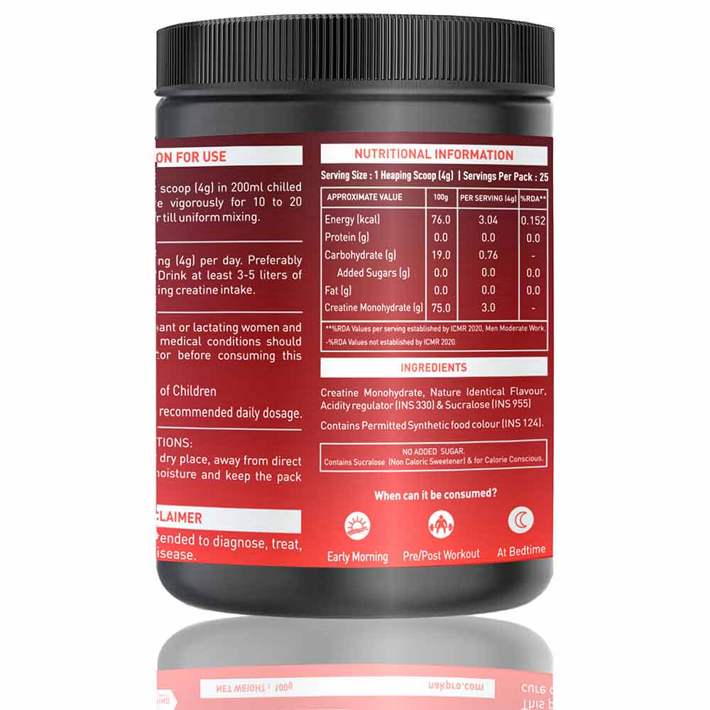 3 - Nakpro Creatine Monohydrate,  Pink Guava (Jar)  0.22 lb 
