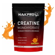 Nakpro Creatine Monohydrate, 100 g (0.22 lb), Tangy Orange