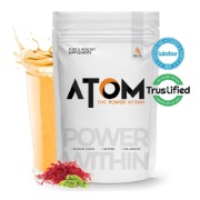 AS-IT-IS Nutrition ATOM Whey Protein with Enzymes- 4.4 lb Kesar Elaichi