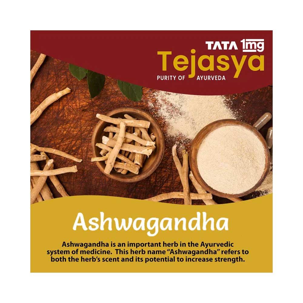 3 - Tata 1mg Tejasya Ashwagandha,  60 capsules 