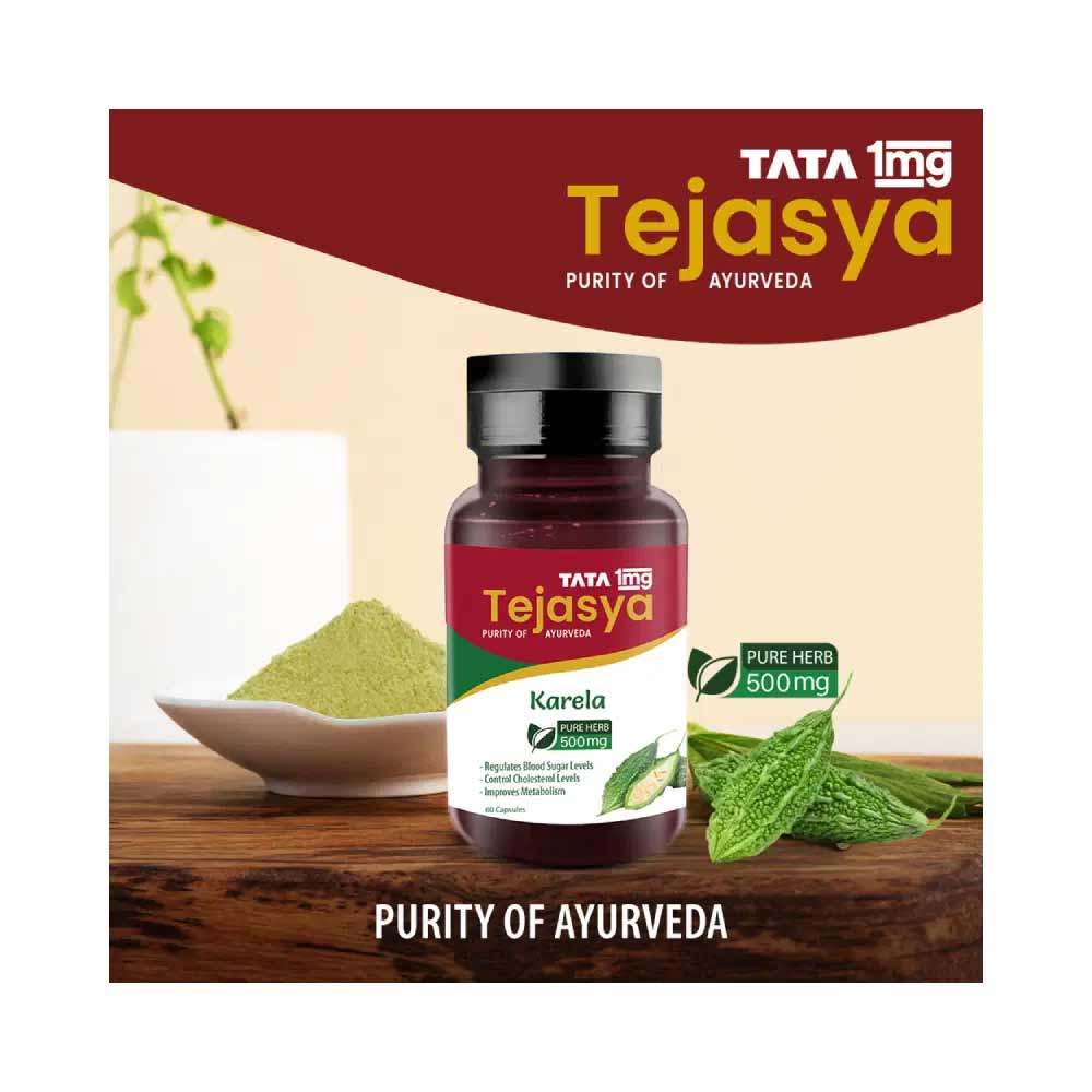 3 - Tata 1mg Tejasya Karela,  60 capsules 