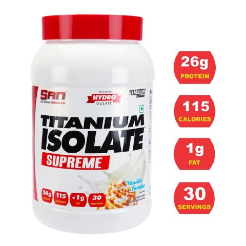SAN Titanium Isolate Supreme,  1.98 lb  Vanilla Sundae 