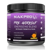 Nakpro Pre-Workout- 0.55 lb Tangy Orange (Jar)