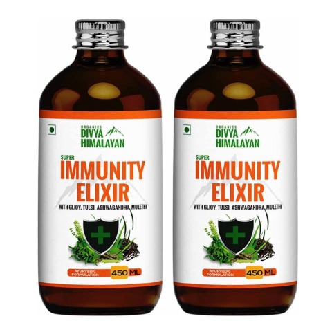 1 - Divya Himalayan Super Immunity Elixir (Pack of 2), 450 ml